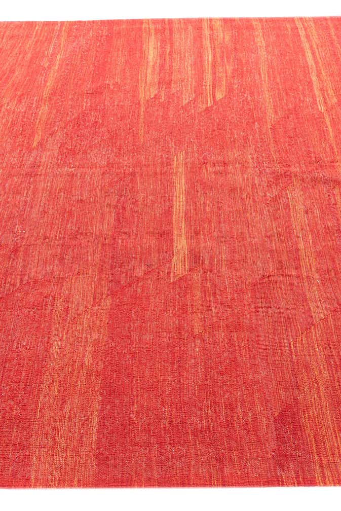 6' 10 x 9' 7 Hand Woven Kilim Modern Wool Rug