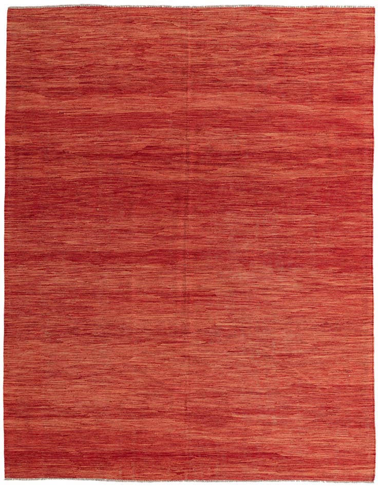 Detail image of 6' 9 x 9' 10 Hand Woven Kilim Modern Wool Rug