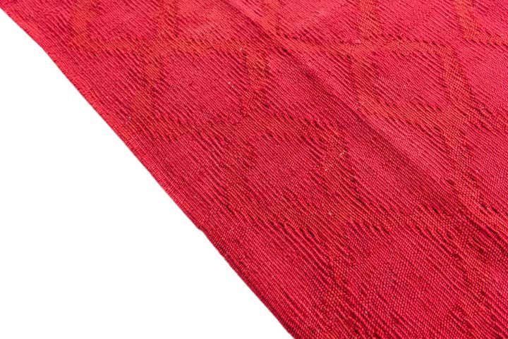 7' 1 x 9' 3 Hand Woven Kilim Modern Wool Rug