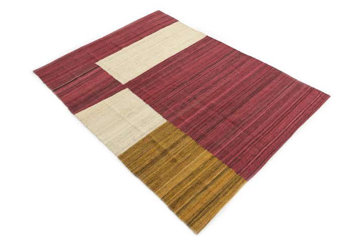 130cm x 175cm Hand Woven Kilim Modern Wool Rug