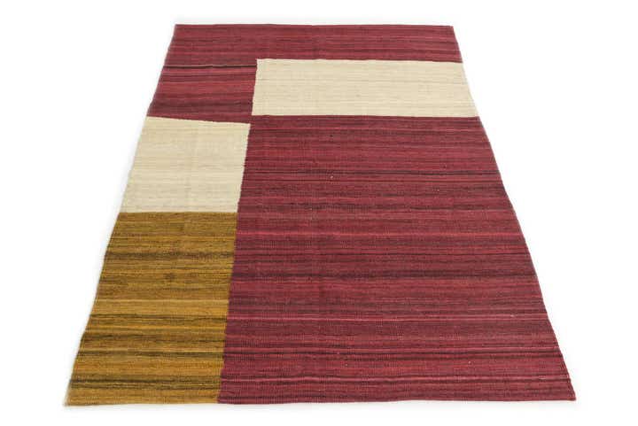 130cm x 175cm Hand Woven Kilim Modern Wool Rug