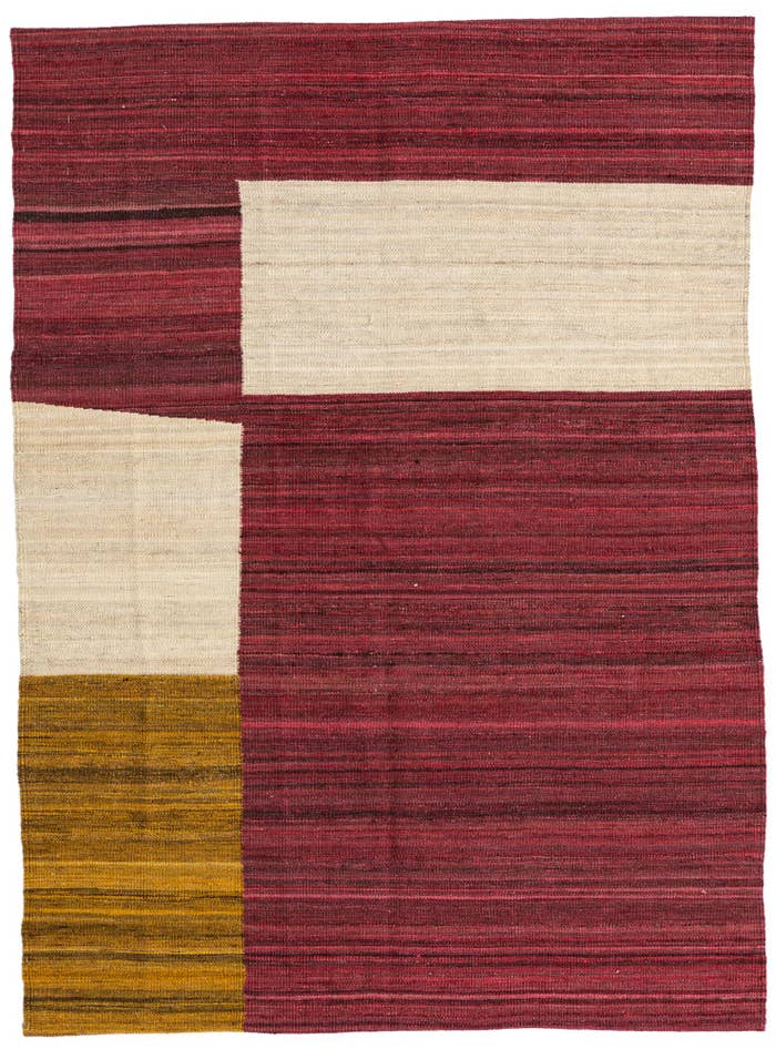 Detail image of 130cm x 175cm Hand Woven Kilim Modern Wool Rug