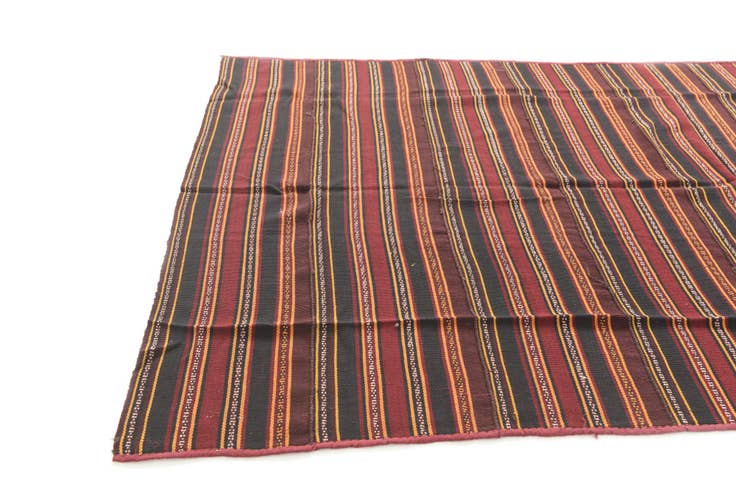 Detail image of 5' 9 x 10' 4 Hand Woven Kilim Modern Wool Rug