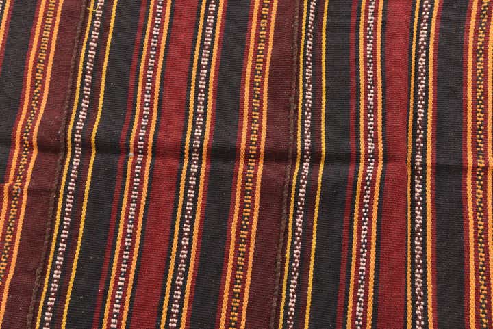 5' 9 x 10' 4 Hand Woven Kilim Modern Wool Rug