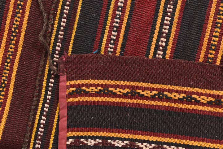 5' 9 x 10' 4 Hand Woven Kilim Modern Wool Rug