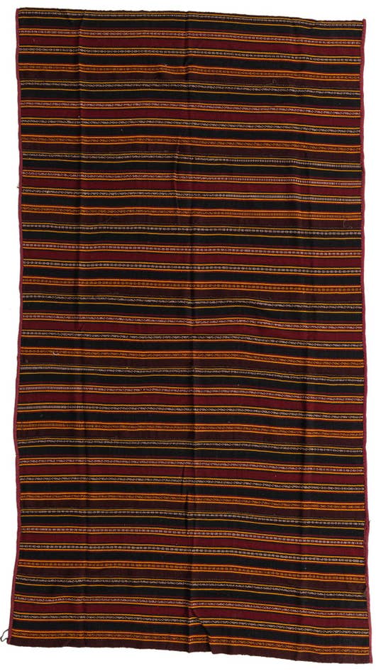 Detail image of 5' 9 x 10' 4 Hand Woven Kilim Modern Wool Rug