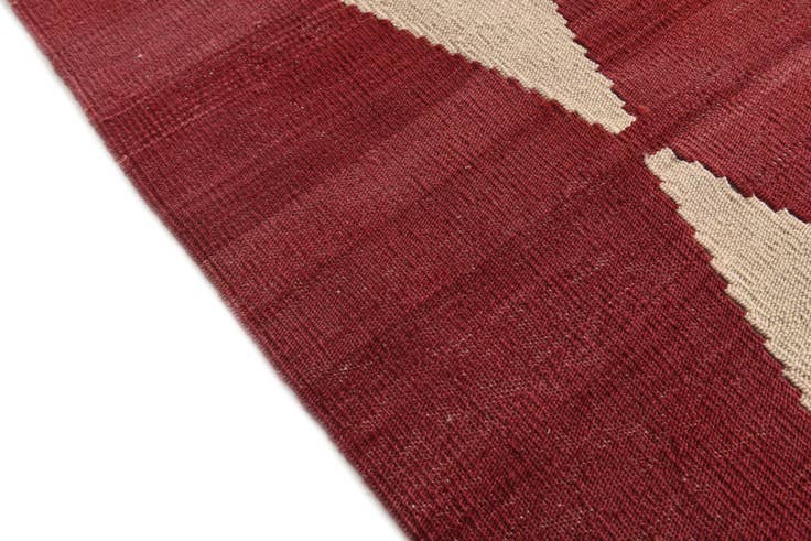 Detail image of 6' 10 x 9' 9 Hand Woven Kilim Modern Wool Rug
