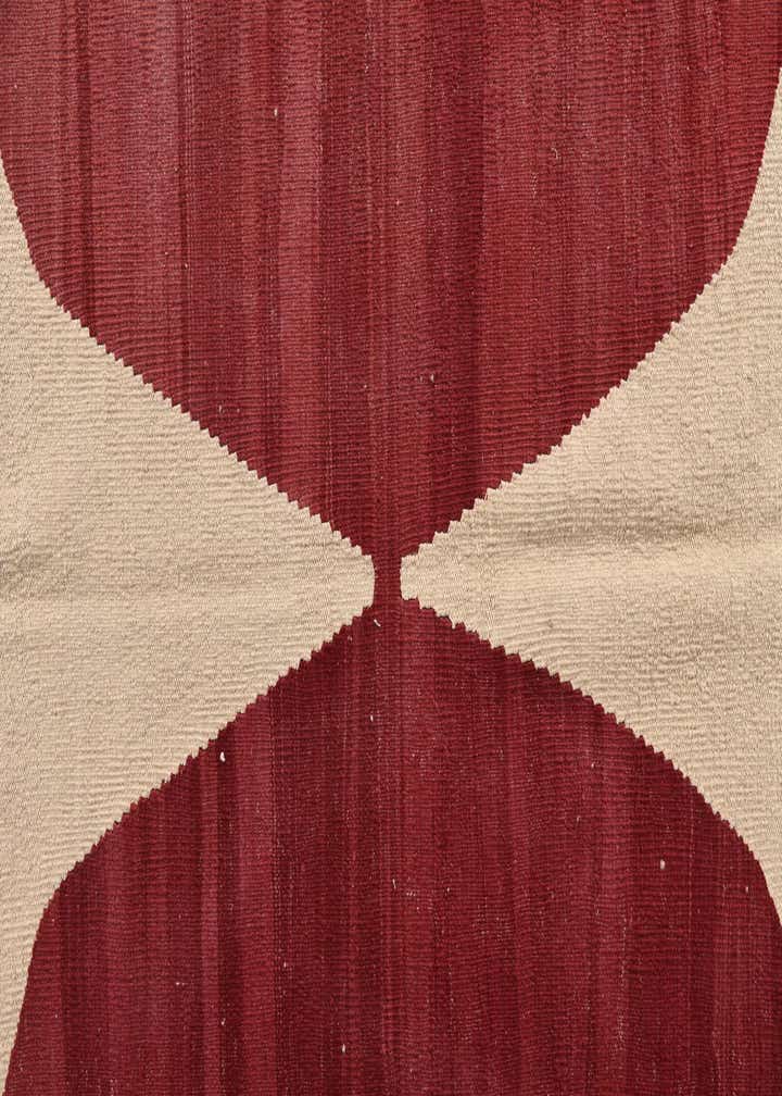 6' 10 x 9' 9 Hand Woven Kilim Modern Wool Rug