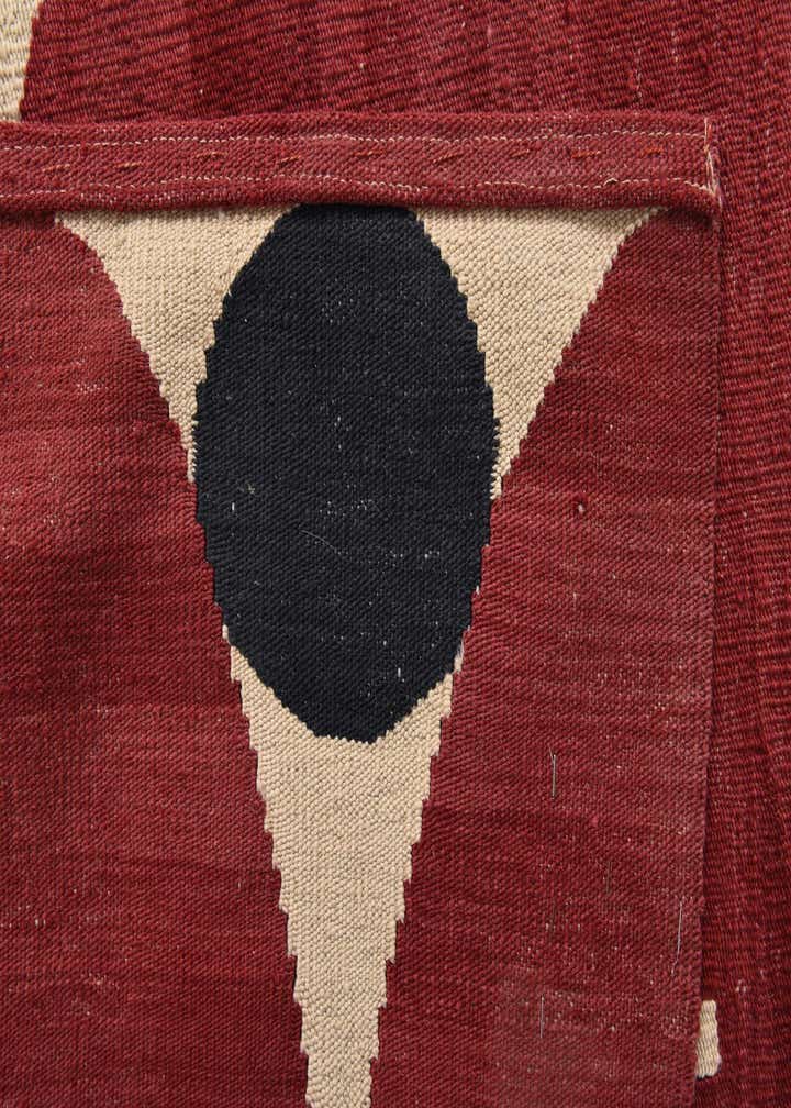6' 10 x 9' 9 Hand Woven Kilim Modern Wool Rug