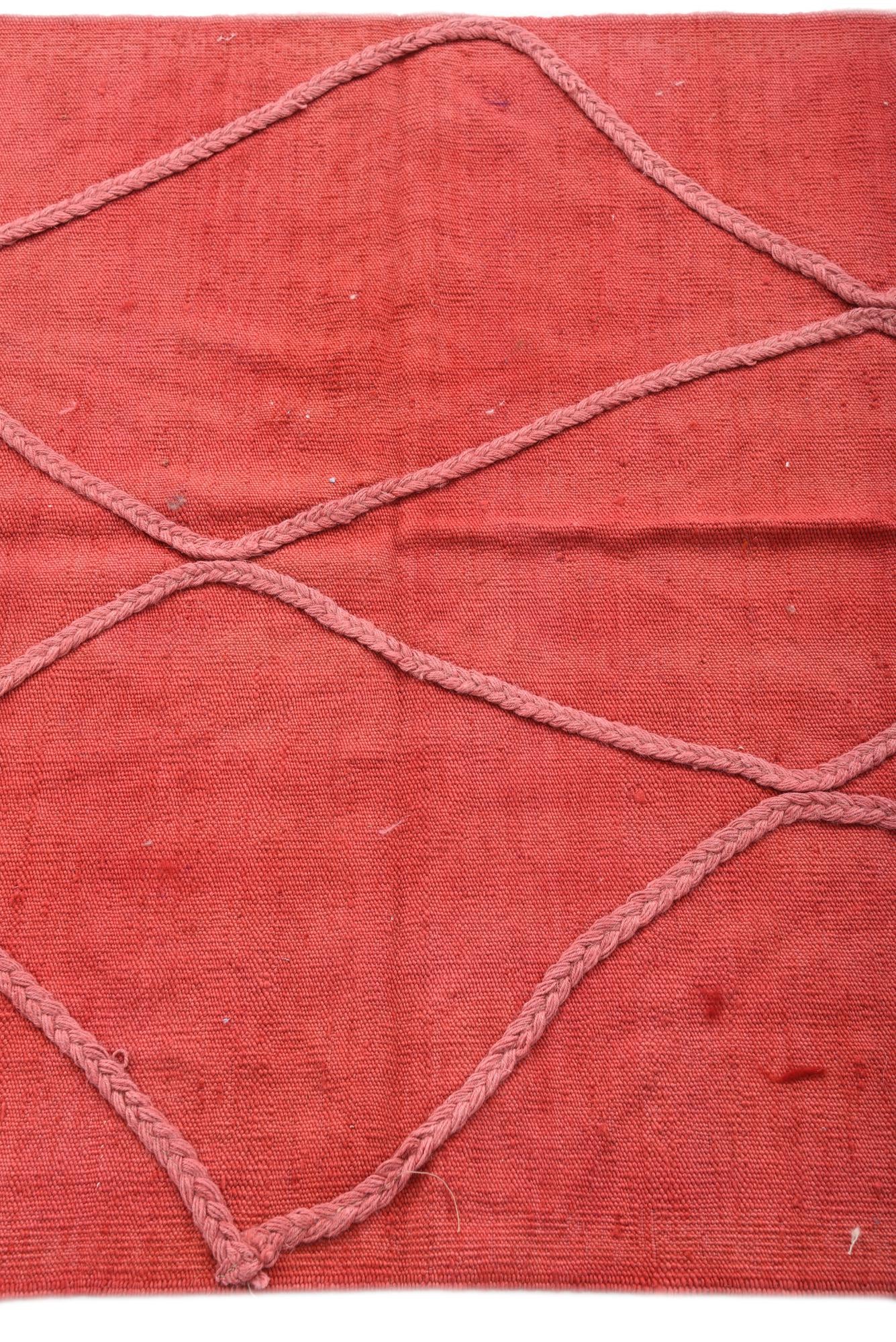 3' 3 x 4' 8 Hand Woven Kilim Modern Wool Rug