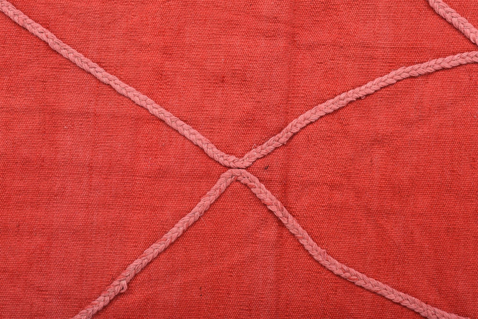 3' 6 x 4' 10 Hand Woven Kilim Modern Wool Rug