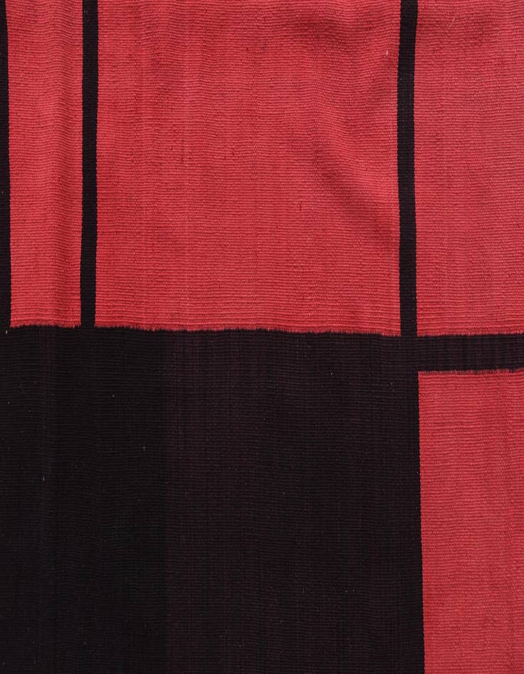 Detail image of 6' 8 x 9' 7  Hand Woven Kilim Modern Wool Rug