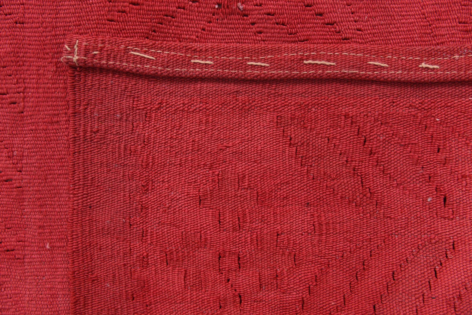 6' 7 x 9' Hand Woven Kilim Modern Wool Rug