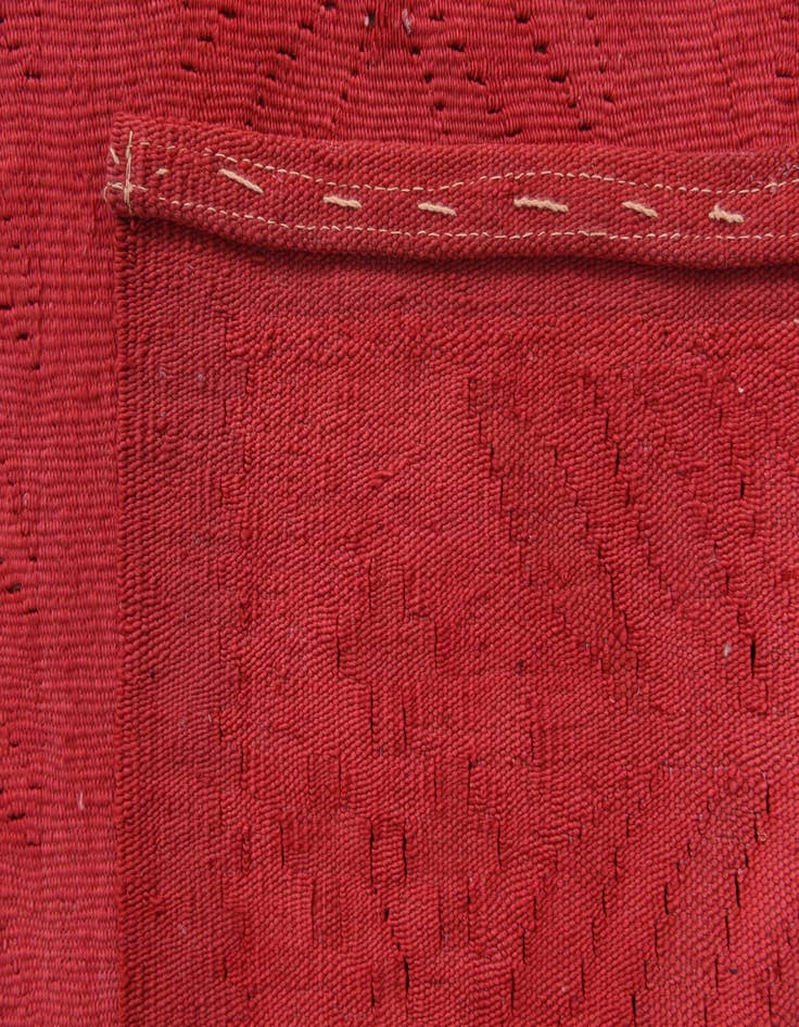 Detail image of 6' 7 x 9'  Hand Woven Kilim Modern Wool Rug