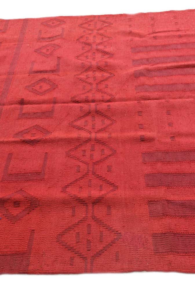 4' 10 x 6' 2 Hand Woven Kilim Modern Wool Rug