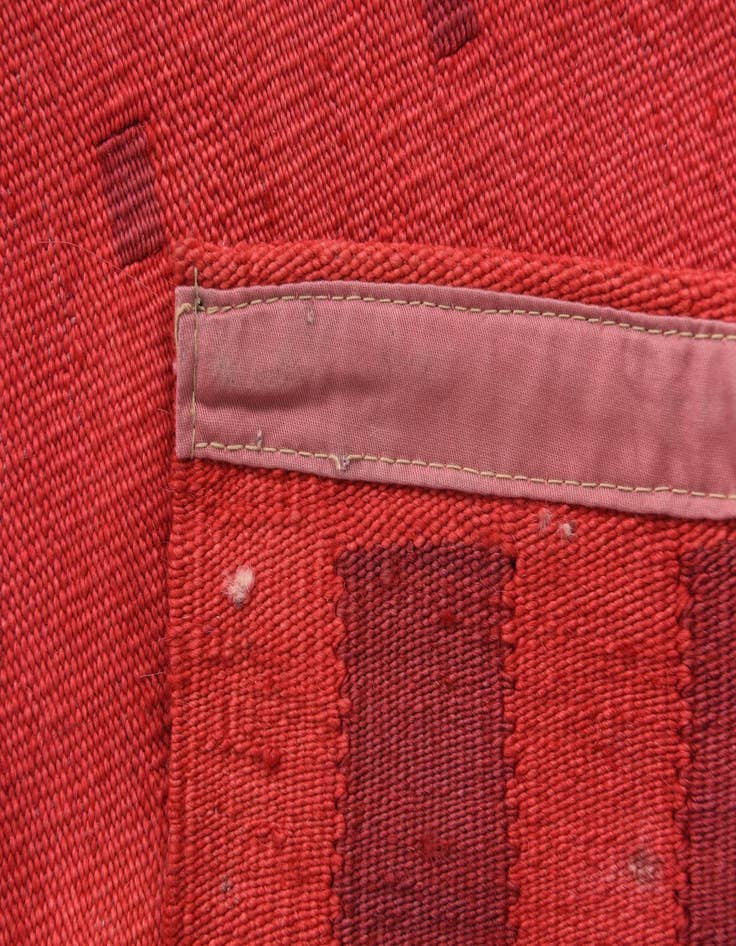 Detail image of 4' 10 x 6' 2  Hand Woven Kilim Modern Wool Rug