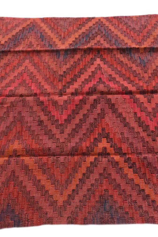 3' 4 x 4' 7 Hand Woven Kilim Modern Wool Rug