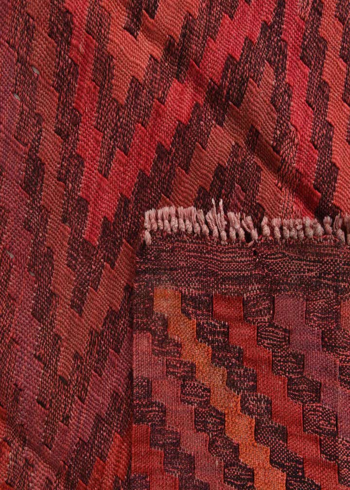 3' 4 x 4' 7 Hand Woven Kilim Modern Wool Rug