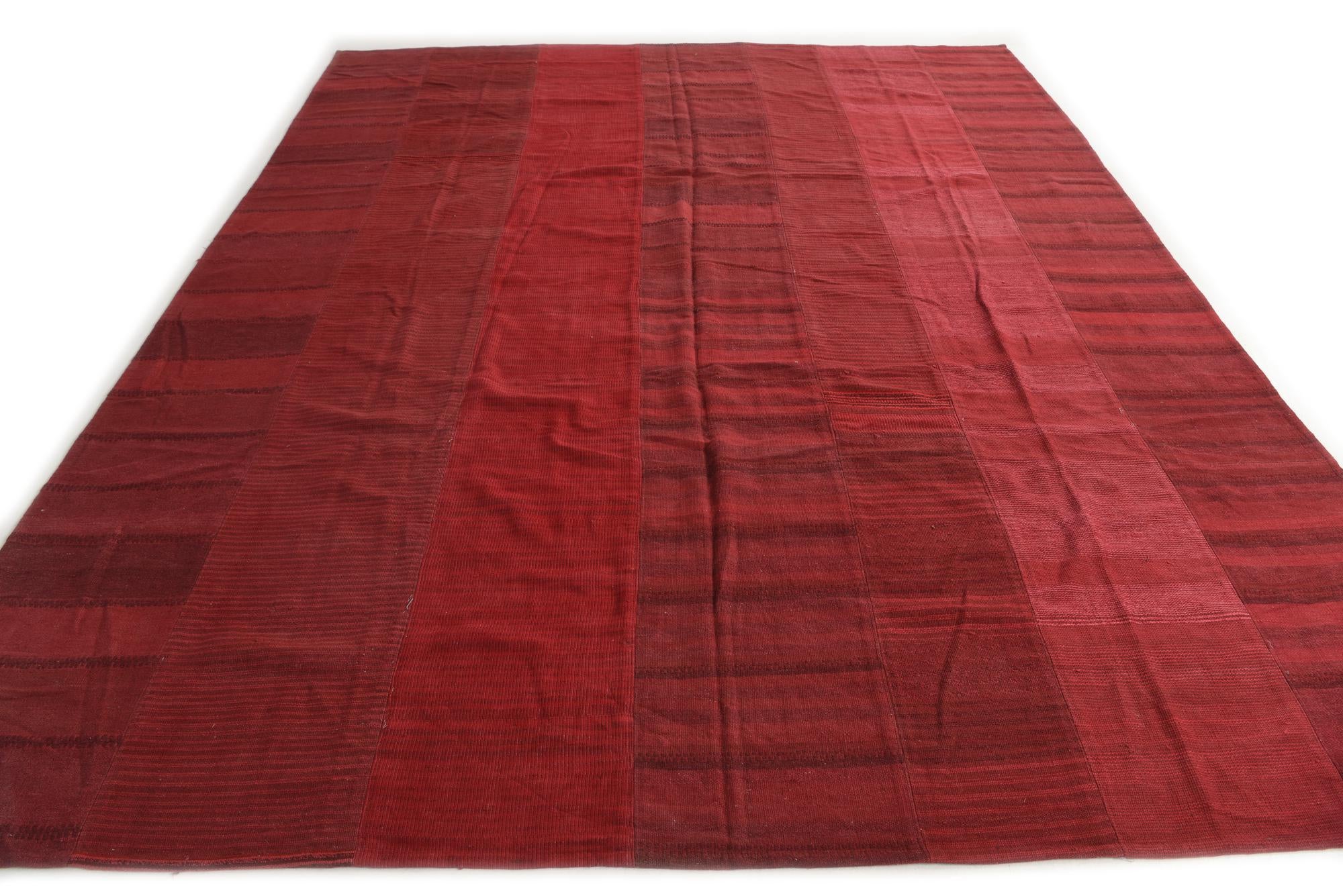 10' x 12' 1 Hand Woven Kilim Modern Wool Rug