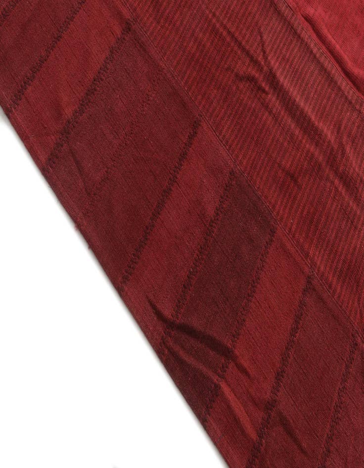 Detail image of 10' x 12' 1  Hand Woven Kilim Modern Wool Rug