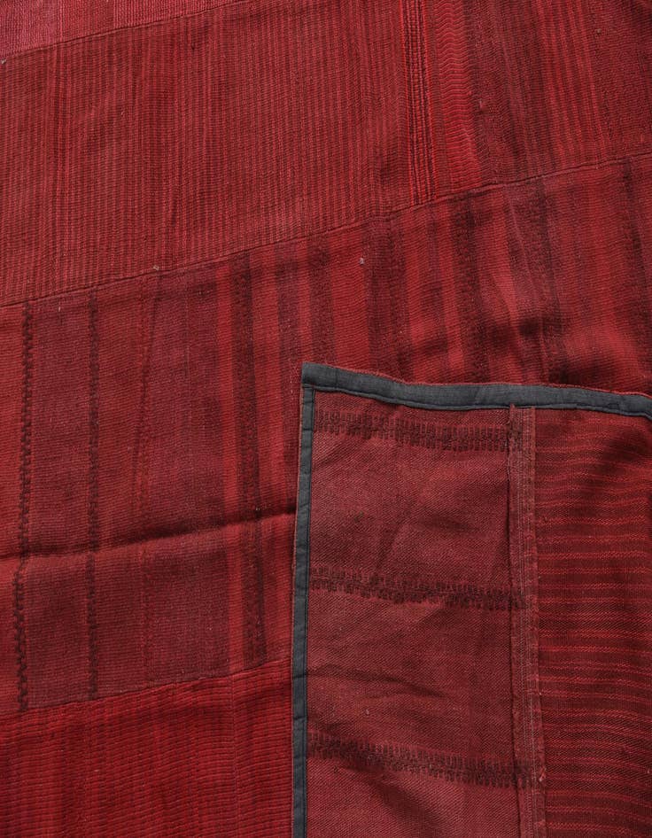 Detail image of 10' x 12' 1  Hand Woven Kilim Modern Wool Rug