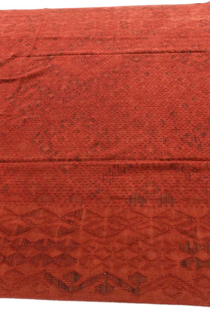 7' x 9' 6 Hand Woven Kilim Modern Wool Rug