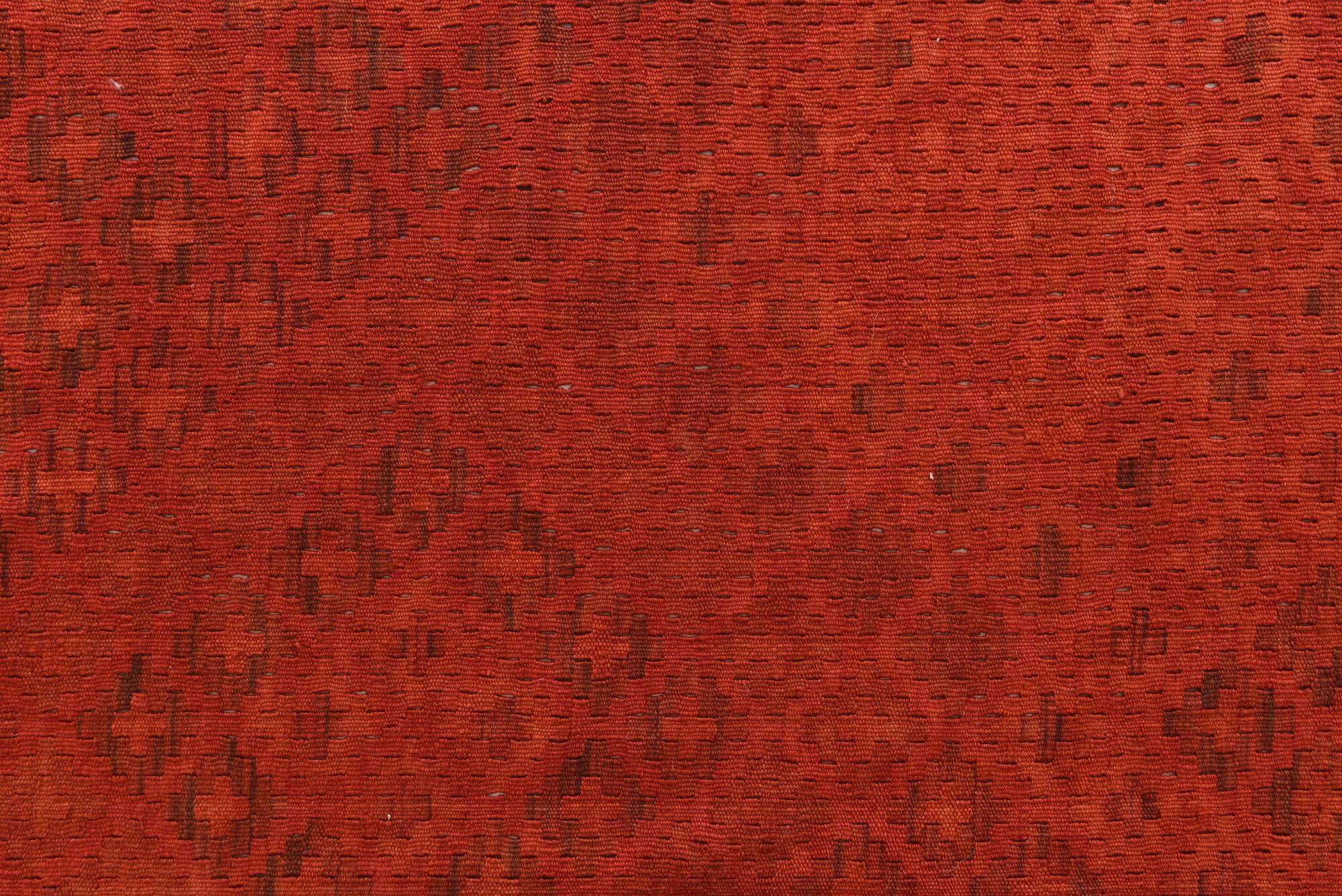 7' x 9' 6 Hand Woven Kilim Modern Wool Rug