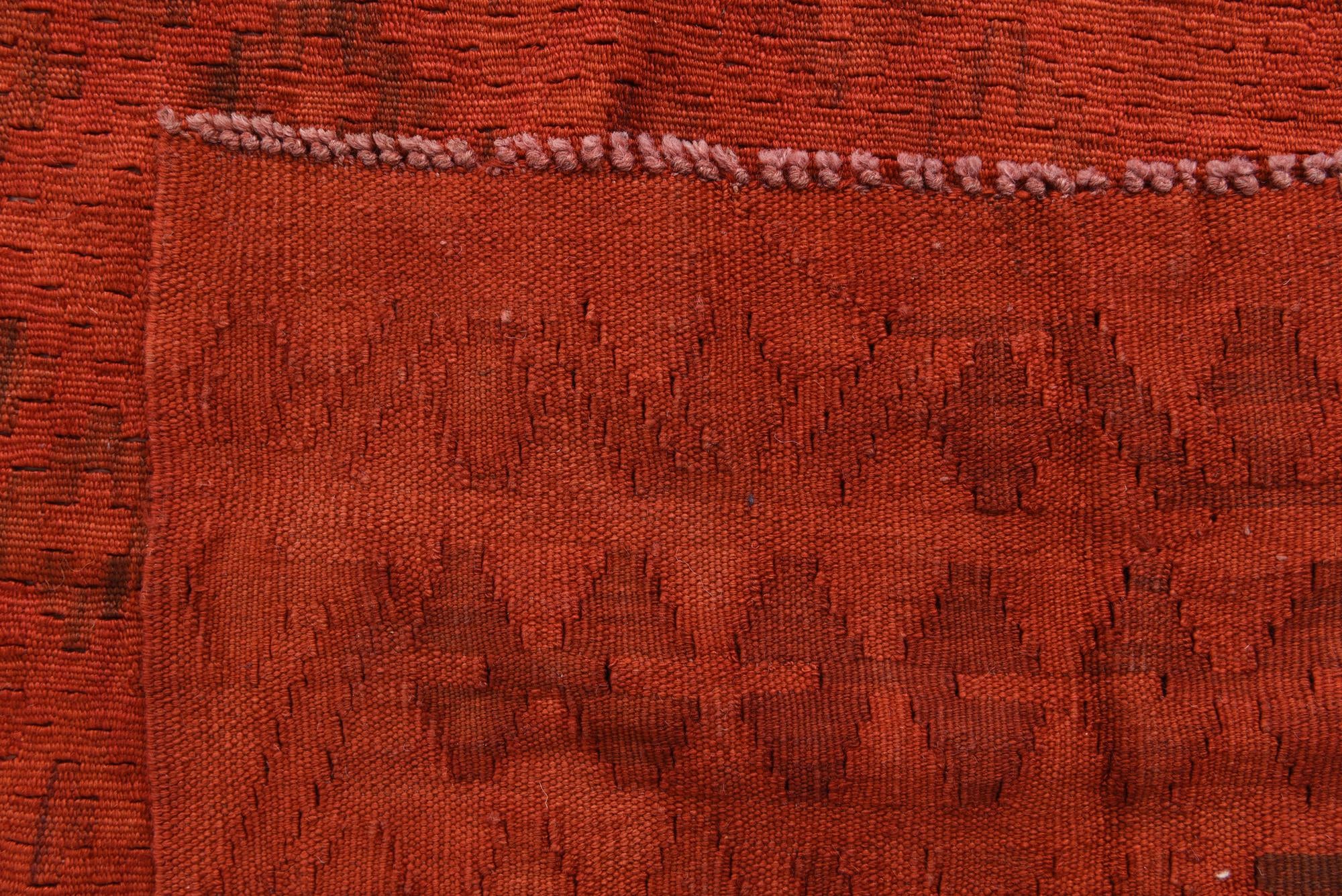 7' x 9' 6 Hand Woven Kilim Modern Wool Rug
