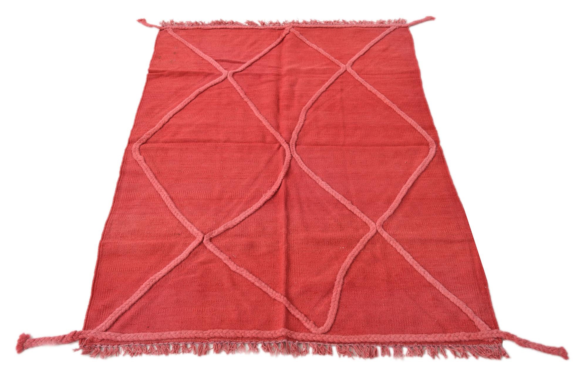 3' 2 x 5' Hand Woven Kilim Modern Wool Rug