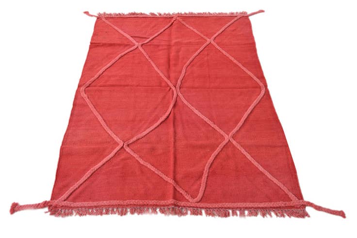 Detail image of 3' 2 x 5' Hand Woven Kilim Modern Wool Rug