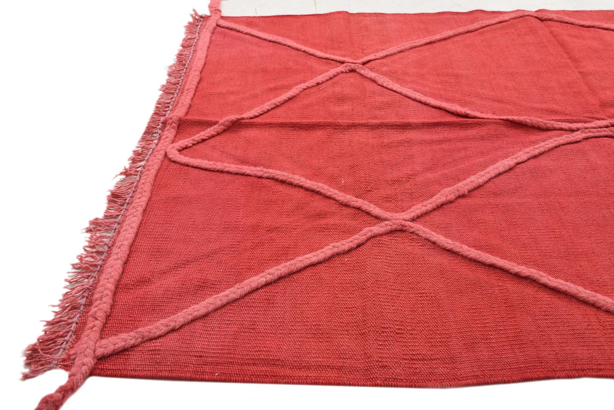 3' 2 x 5' Hand Woven Kilim Modern Wool Rug