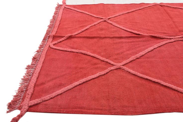 Detail image of 3' 2 x 5' Hand Woven Kilim Modern Wool Rug