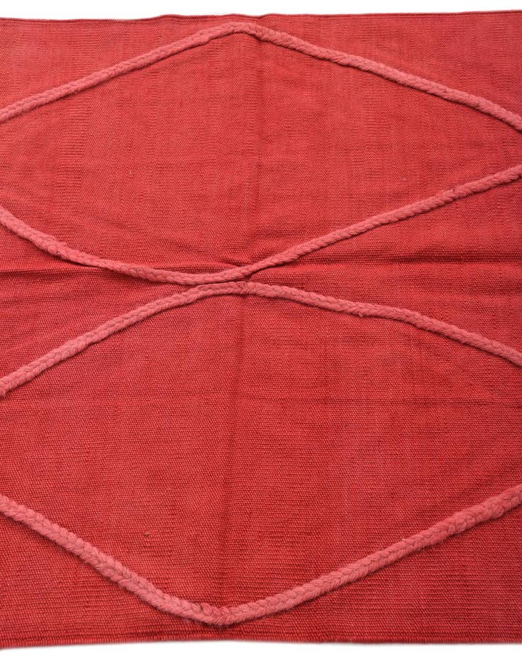 Detail image of 3' 2 x 5' Hand Woven Kilim Modern Wool Rug