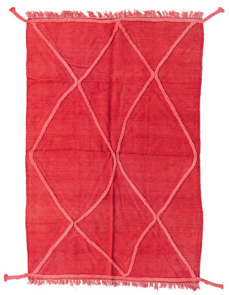 Detail image of 3' 2 x 5' Hand Woven Kilim Modern Wool Rug