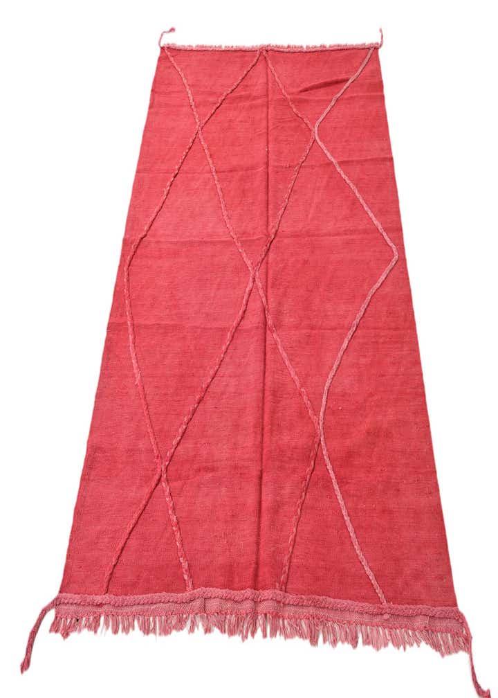 4' 2 x 6' Hand Woven Kilim Modern Wool Rug