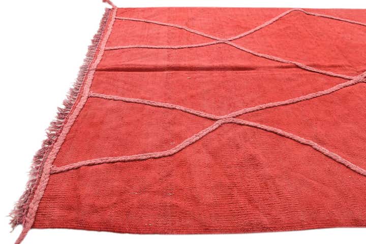 4' 2 x 6' Hand Woven Kilim Modern Wool Rug