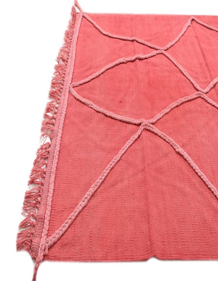 Detail image of 3' 4 x 5'  Hand Woven Kilim Modern Wool Rug