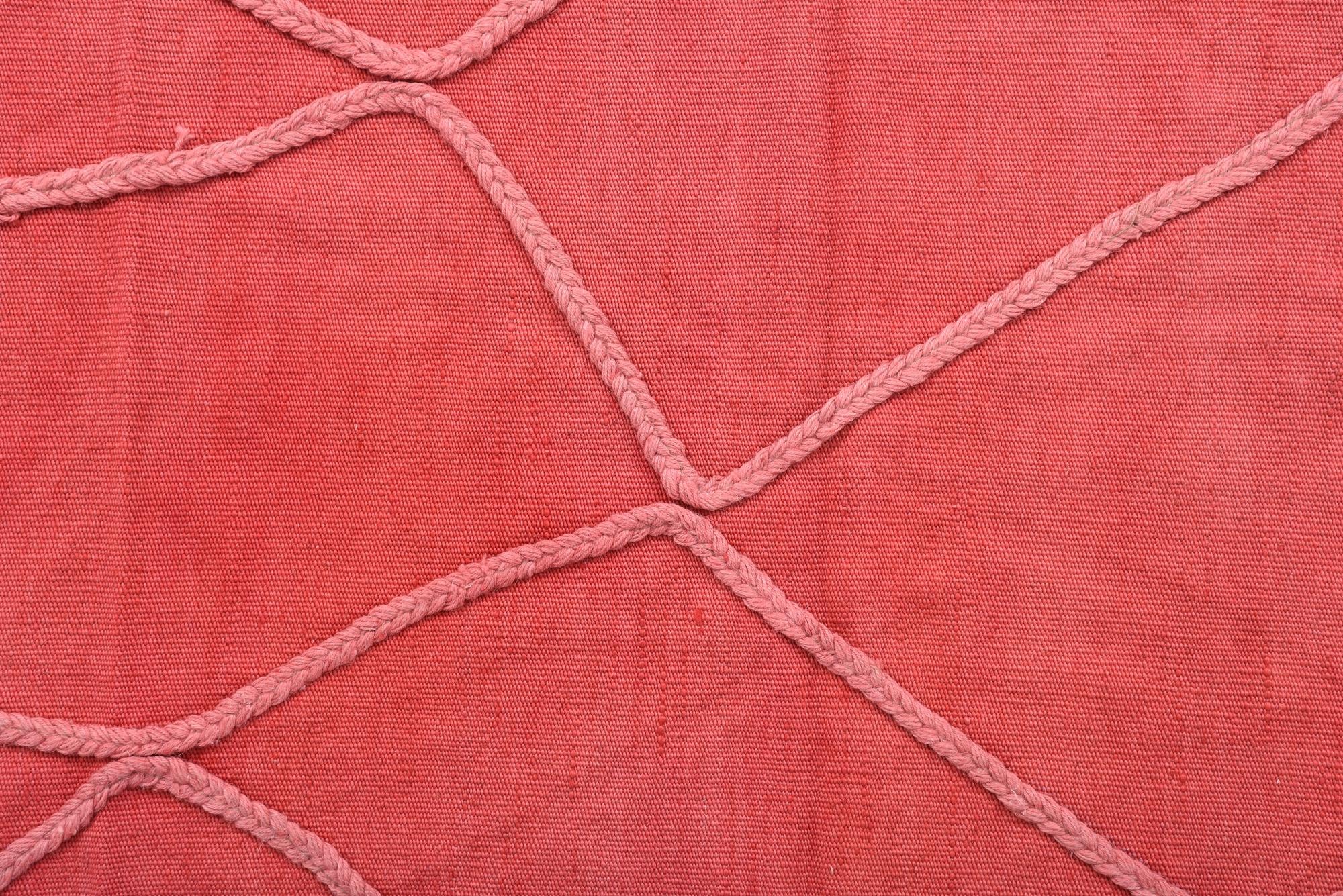 3' 4 x 5' Hand Woven Kilim Modern Wool Rug