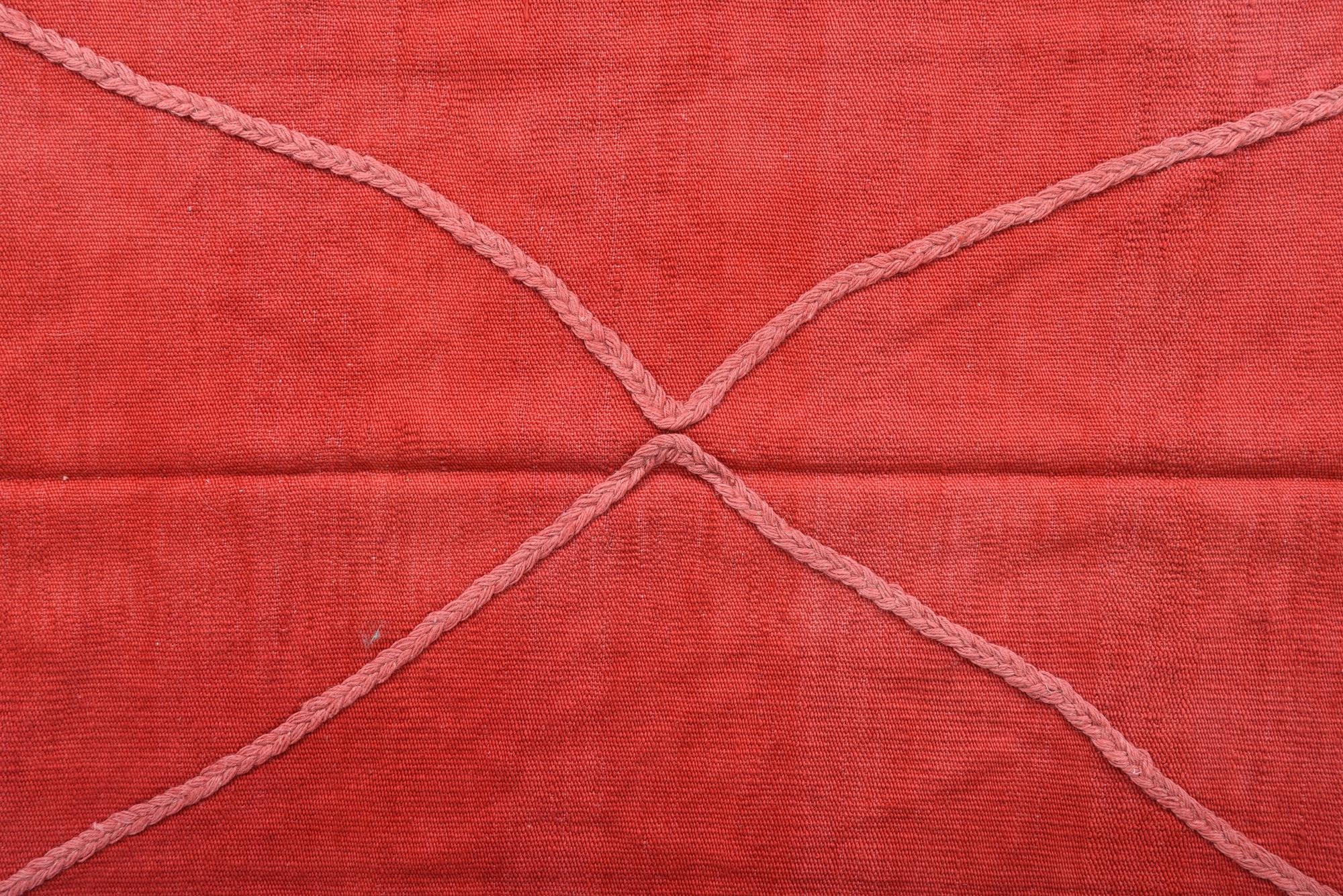 5' 6 x 8' Hand Woven Kilim Modern Wool Rug