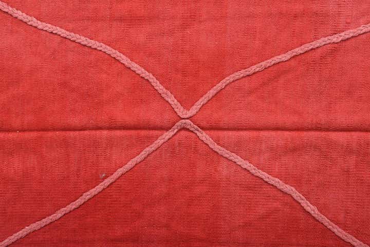 5' 6 x 8' Hand Woven Kilim Modern Wool Rug