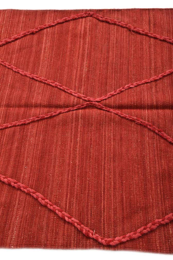 3' 4 x 5' 11 Hand Woven Kilim Modern Wool Rug