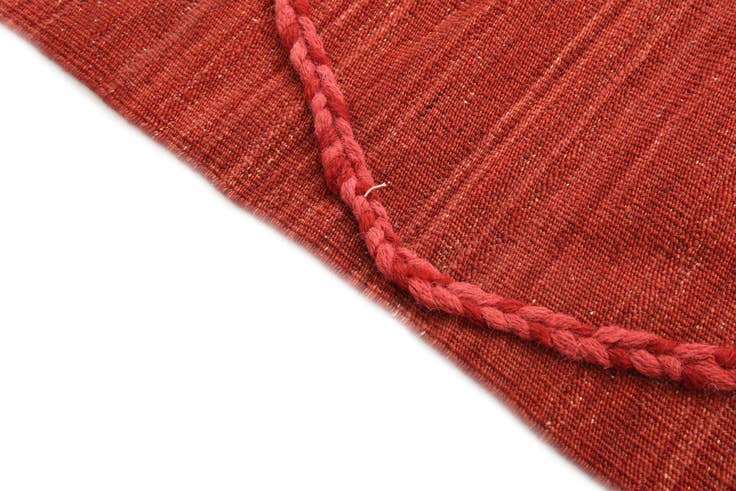 Detail image of 3' 4 x 5' 11 Hand Woven Kilim Modern Wool Rug