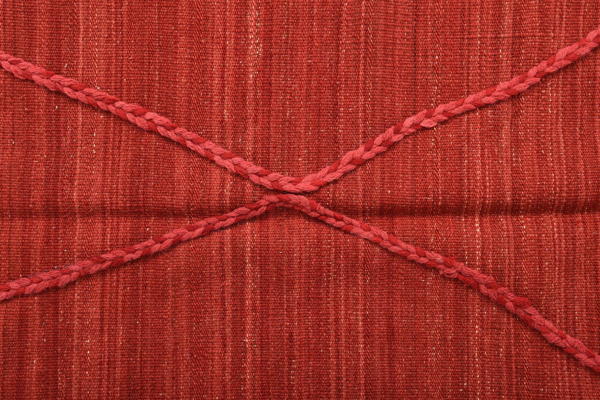 3' 4 x 5' 11 Hand Woven Kilim Modern Wool Rug