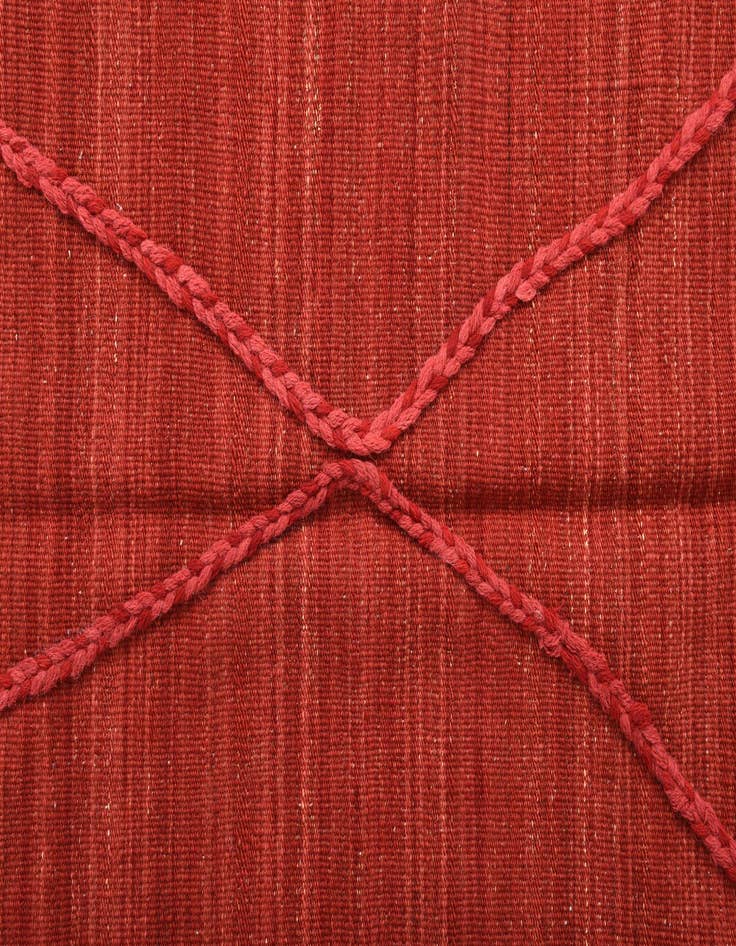 Detail image of 3' 4 x 5' 11  Hand Woven Kilim Modern Wool Rug