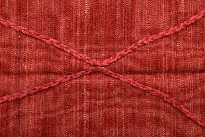 3' 4 x 5' 11 Hand Woven Kilim Modern Wool Rug