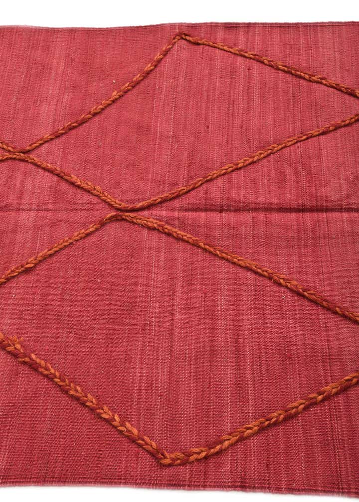 3' 6 x 4' 11 Hand Woven Kilim Modern Wool Rug