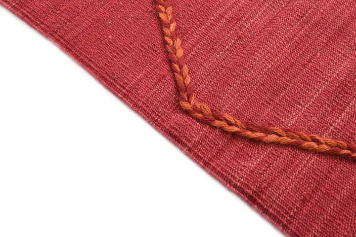 3' 6 x 4' 11 Hand Woven Kilim Modern Wool Rug