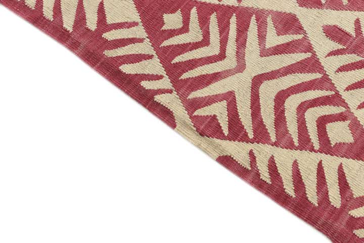 4' 5 x 6' 5 Hand Woven Kilim Modern Wool Rug