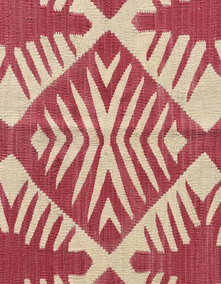 Detail image of 4' 5 x 6' 5  Hand Woven Kilim Modern Wool Rug