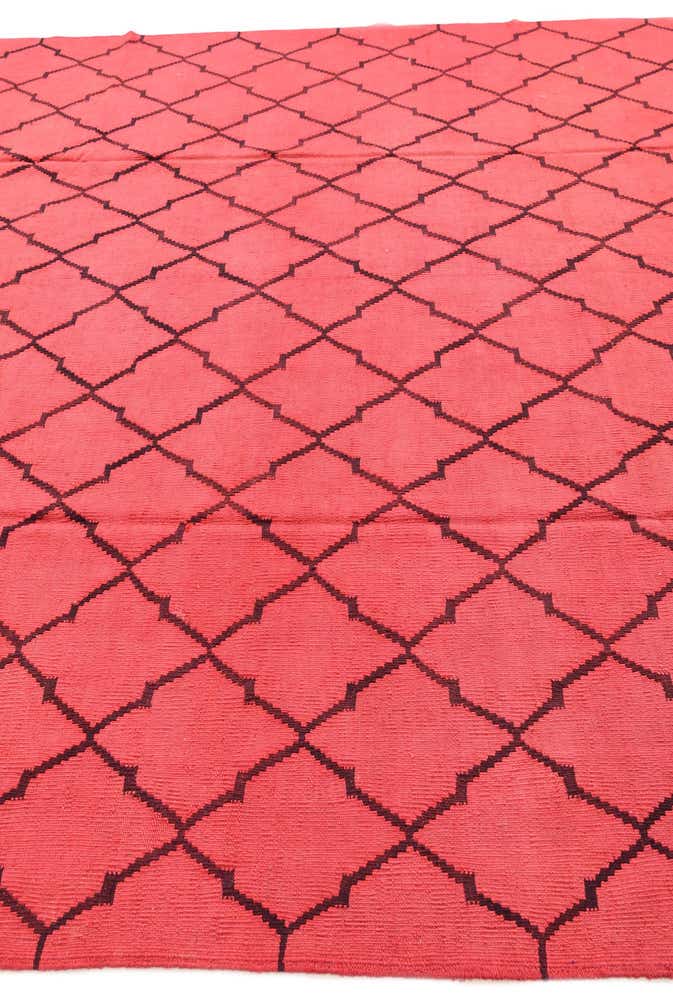 8' 4 x 9' 7 Hand Woven Kilim Modern Wool Rug